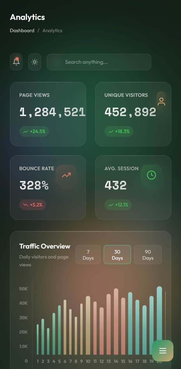 Techsonance mobile app screen showing storefront notifications.